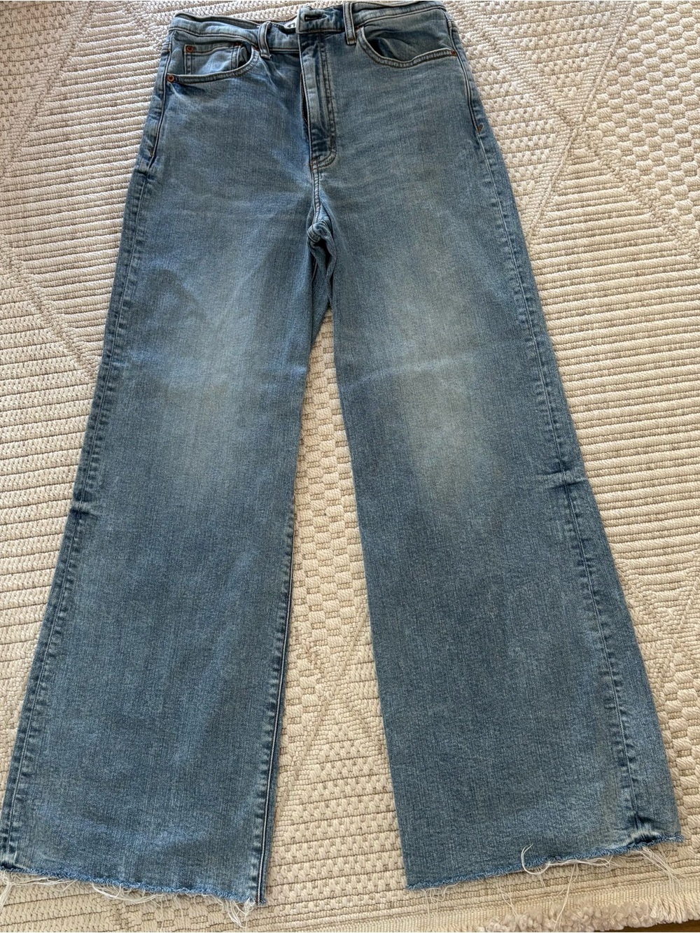Wide-Leg Women's DAZE Jeans in Light Blue